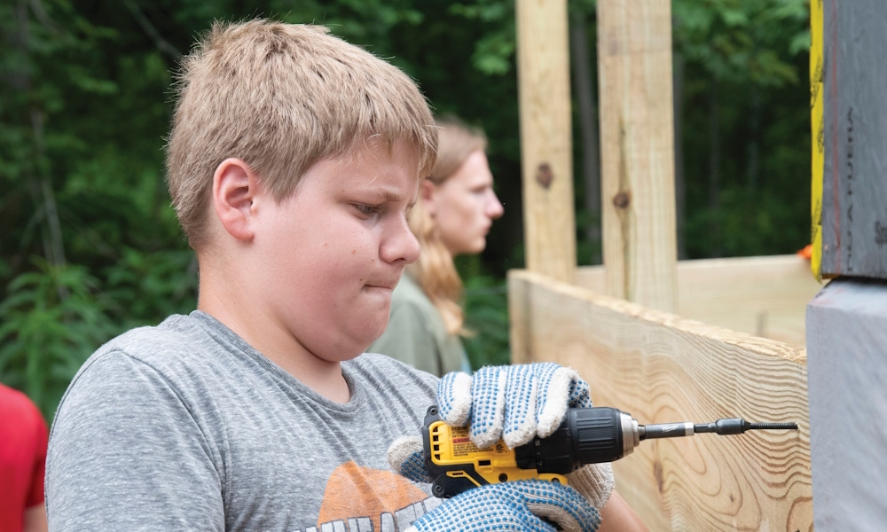 YES encourages youth to “get their feet dirty” and serve 2