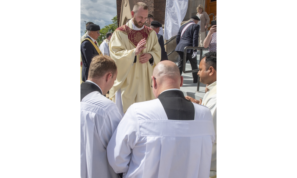 A tentative yes leads to a life of peace for the newly ordained Father Charles Warner 7