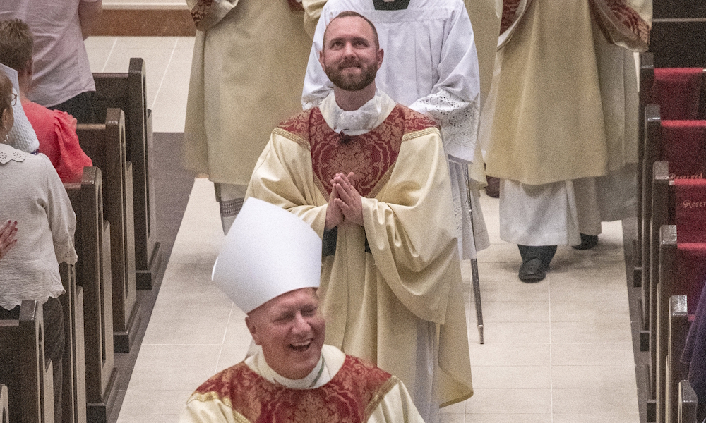 A tentative yes leads to a life of peace for the newly ordained Father Charles Warner 3