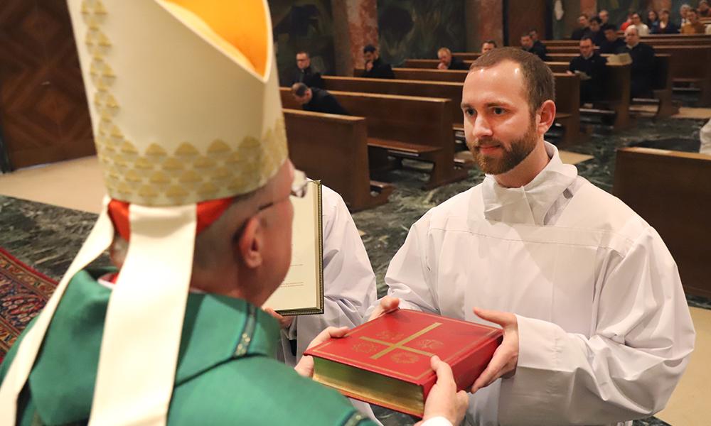 Diocese of Saginaw Seminarian Receives Ministry of Lector