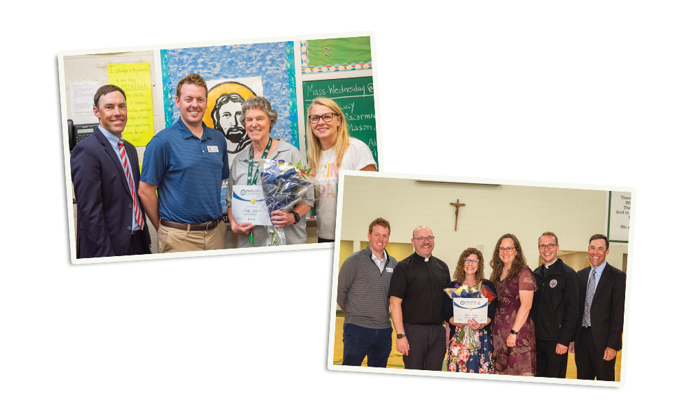 Catholic school teachers recognized for faith, leadership and service