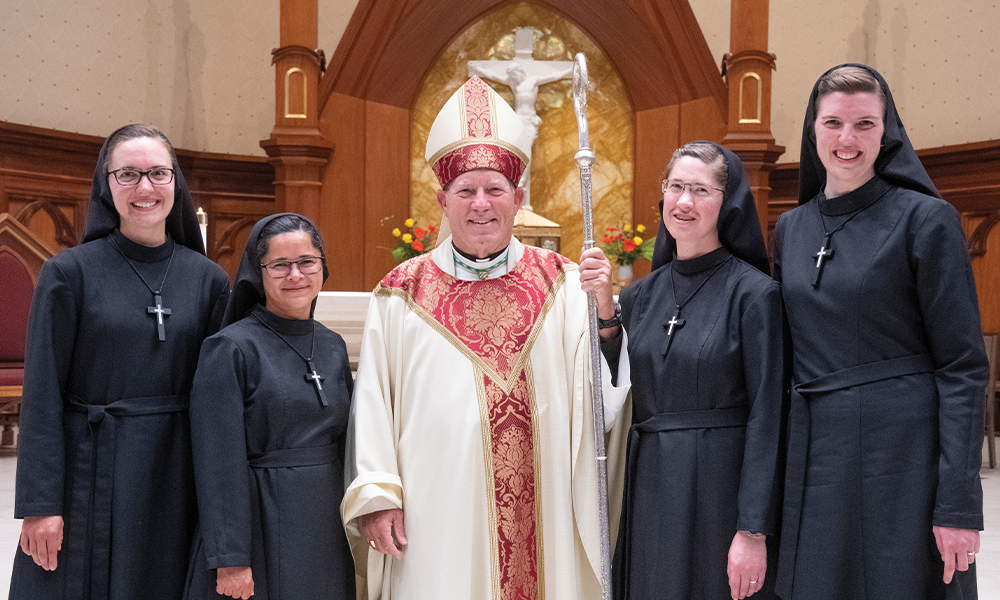 Four sisters profess perpetual vows with Religious Sisters of Mercy of Alma