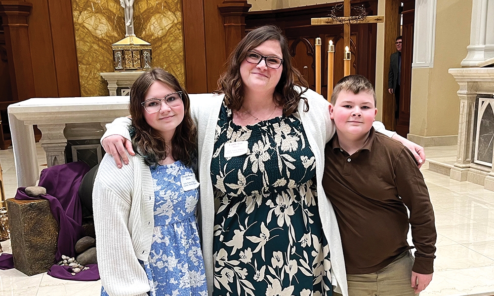 The Adamses find community and Christ at Our Lady of Lake Huron Catholic School