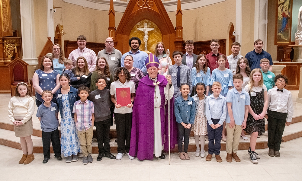 Elect welcomed into full communion with the Catholic Church at the Easter Vigil