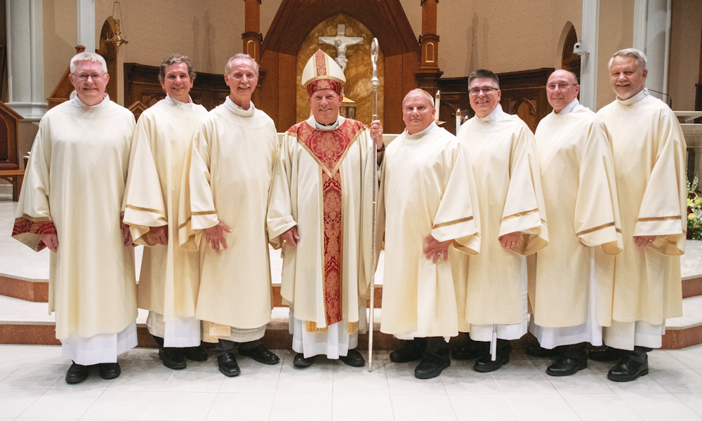 Permanent deacons ordained to carry out lives of loving service