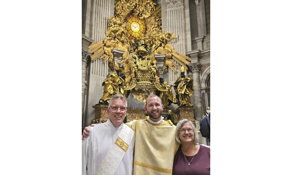 Saginaw seminarian ordained a deacon in Rome